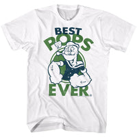 Thumbnail for POPEYE-BEST POPS-WHITE ADULT S/S TSHIRT