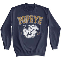 Thumbnail for POPEYE-POPEYE ATHLETIC-NAVY ADULT L/S SWEATSHIRT