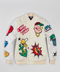 Thumbnail for Popeye I Yam Varsity Jacket