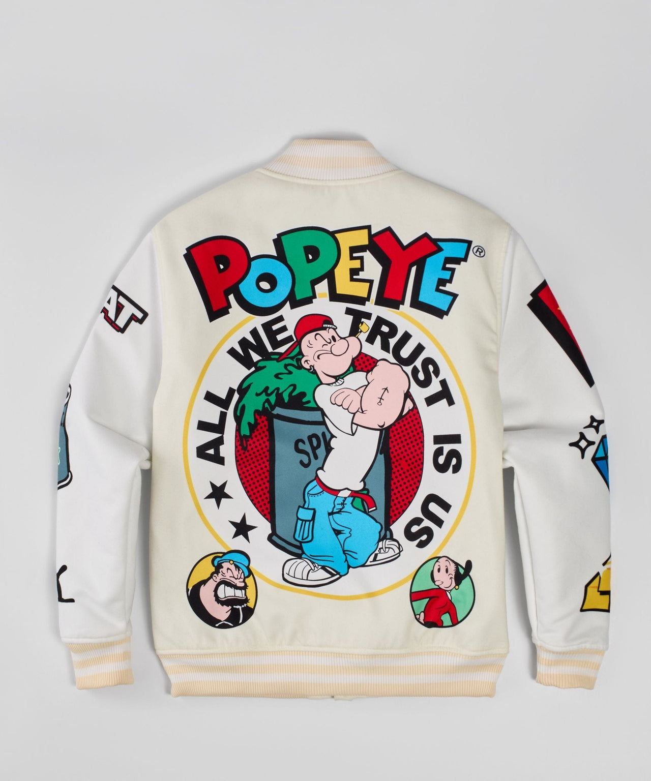 Popeye I Yam Varsity Jacket