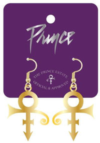 Thumbnail for Prince Gold Love Symbol Earrings