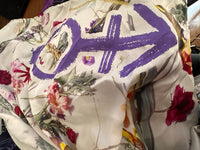 Thumbnail for Prince Floral Love Symbol Scarf