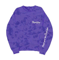 Thumbnail for Prince Purple Rain Tie-Dye Crewneck Fleece