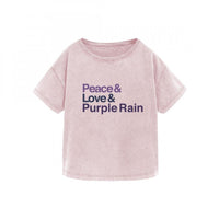 Thumbnail for Prince Peace Love And Purple Rain Toddler Tee