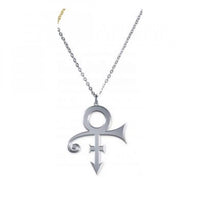 Thumbnail for Prince Silver Love Symbol Necklace