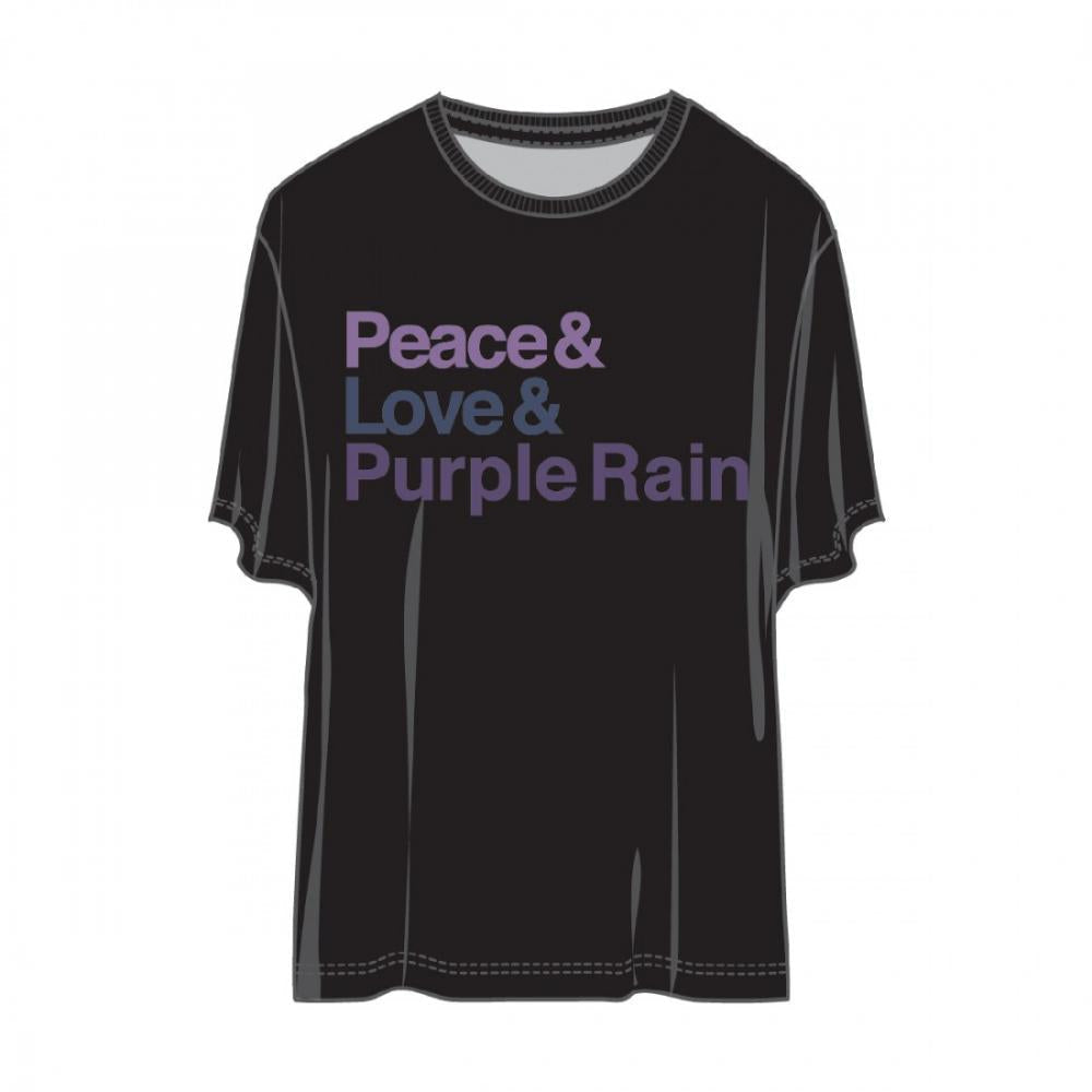 Prince Peace Love And Purple Rain Tee