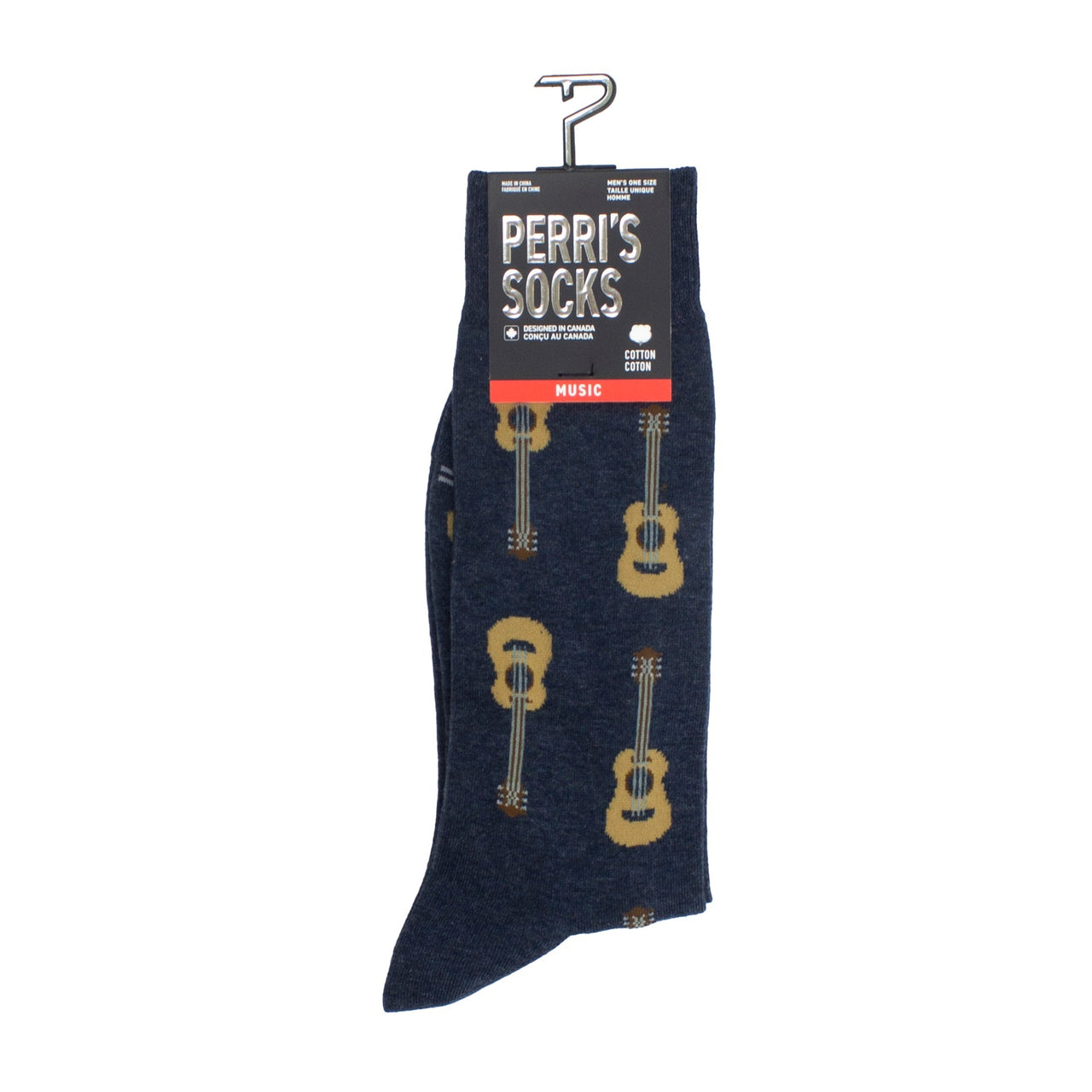 ACOUSTIC GUITARS DENIM HTR. SOCKS, 1 PAIR