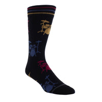 Thumbnail for ALL OVER DRUMS CREW KNIT IN SOCKS, 1 PAIR