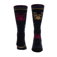 Thumbnail for ALL OVER DRUMS CREW KNIT IN SOCKS, 1 PAIR