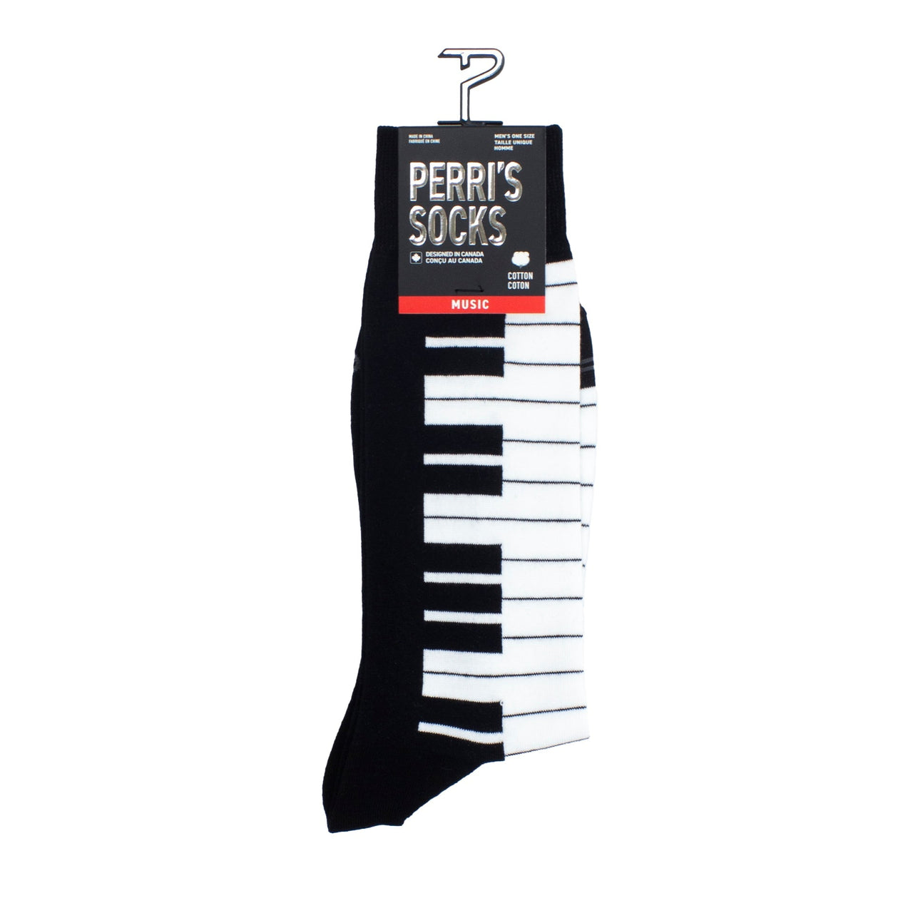 KEYBOARD CREW KNIT-IN SOCKS, 1 PAIR