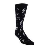 Thumbnail for MUSIC NOTES CREW KNIT-IN SOCKS, 1 PAIR