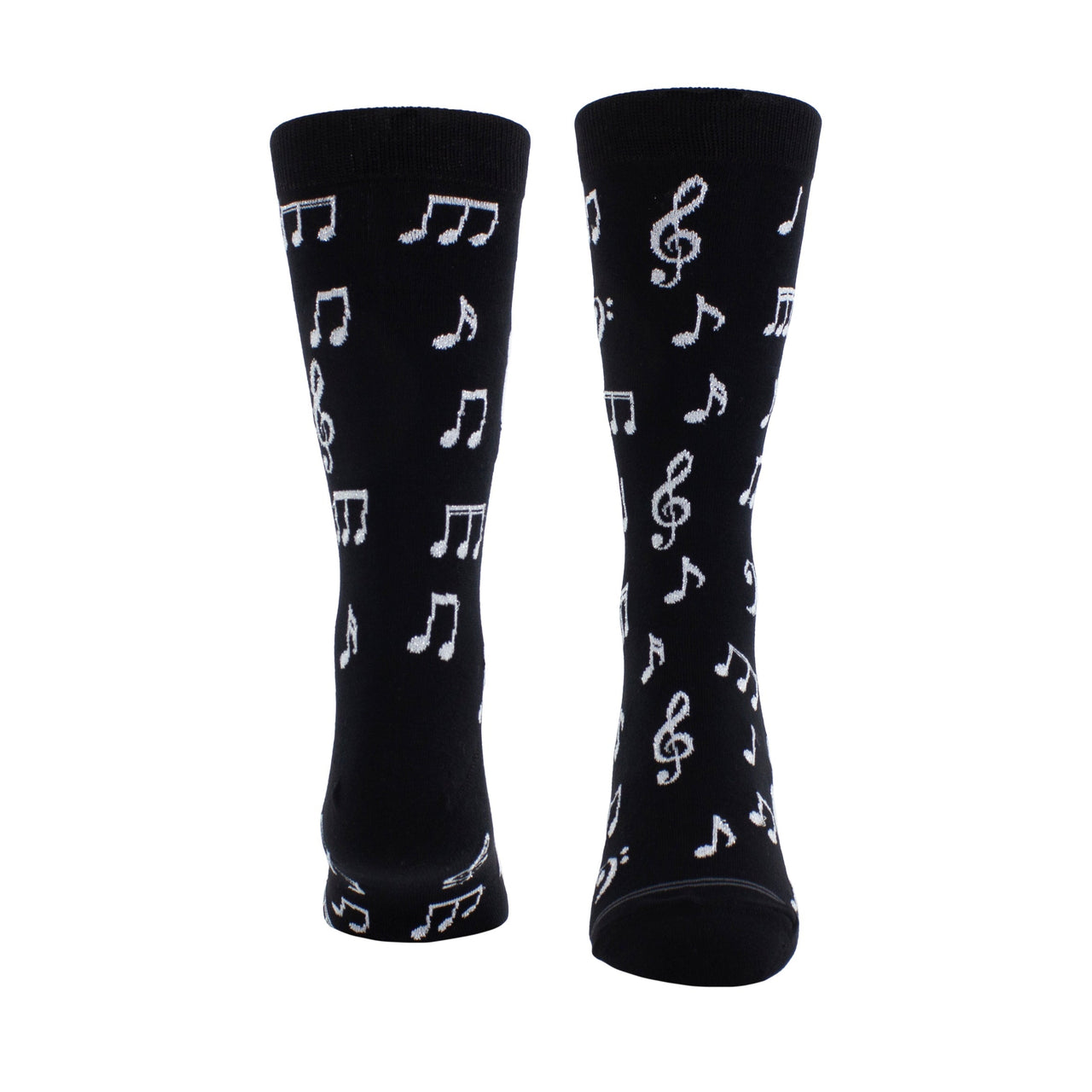 MUSIC NOTES CREW KNIT-IN SOCKS, 1 PAIR