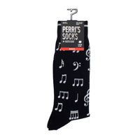 Thumbnail for MUSIC NOTES CREW KNIT-IN SOCKS, 1 PAIR