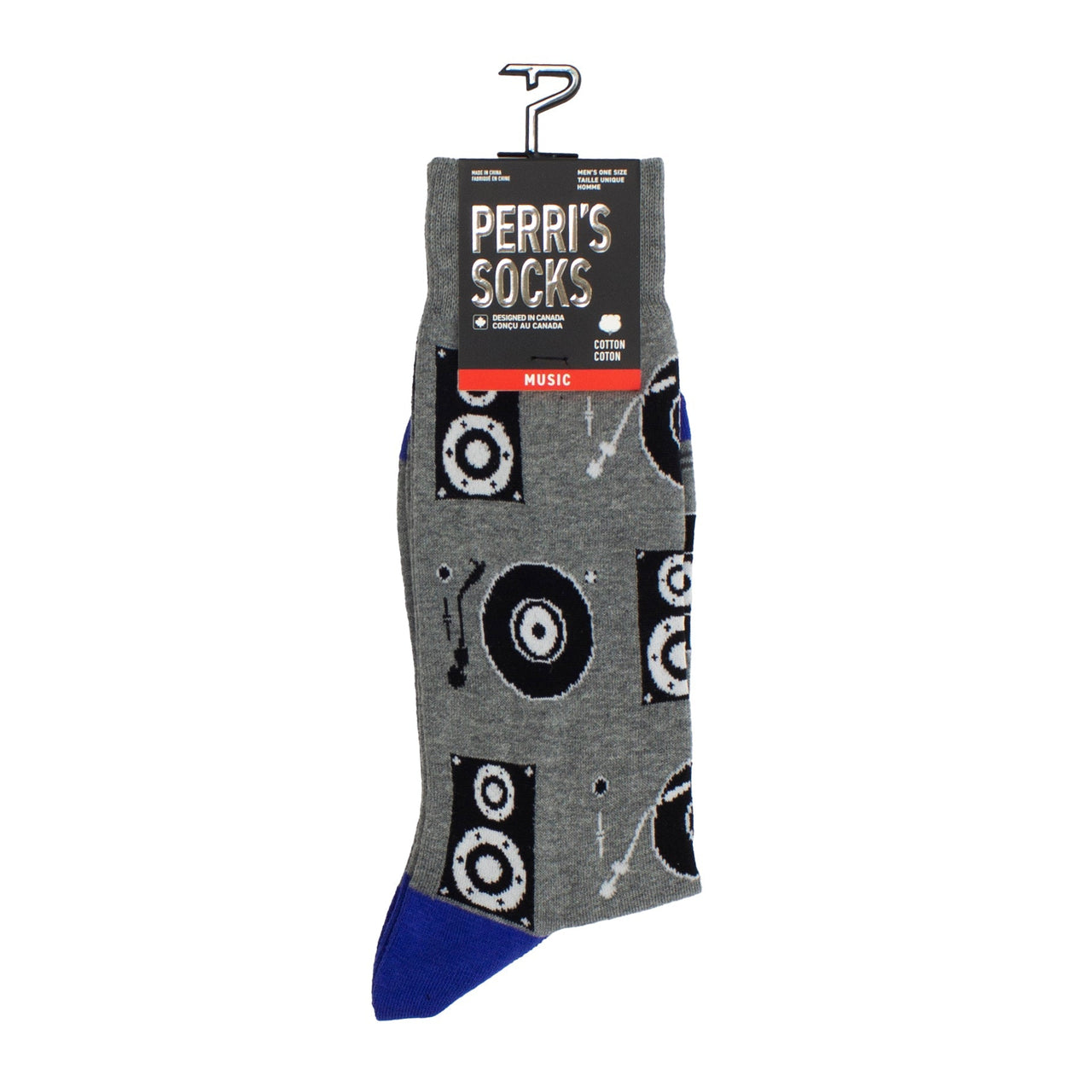 TURN TABLES CREW KNIT-IN SOCKS, 1 PAIR