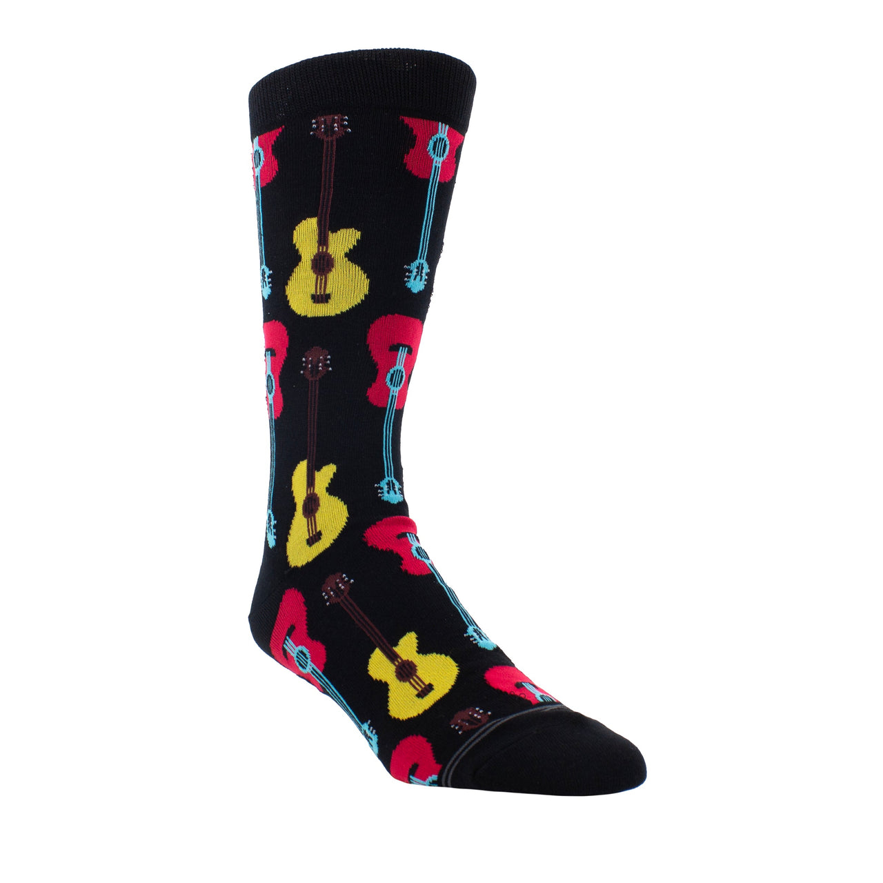 ACOUSTIC GUITAR BLACK SOCKS, 1 PAIR