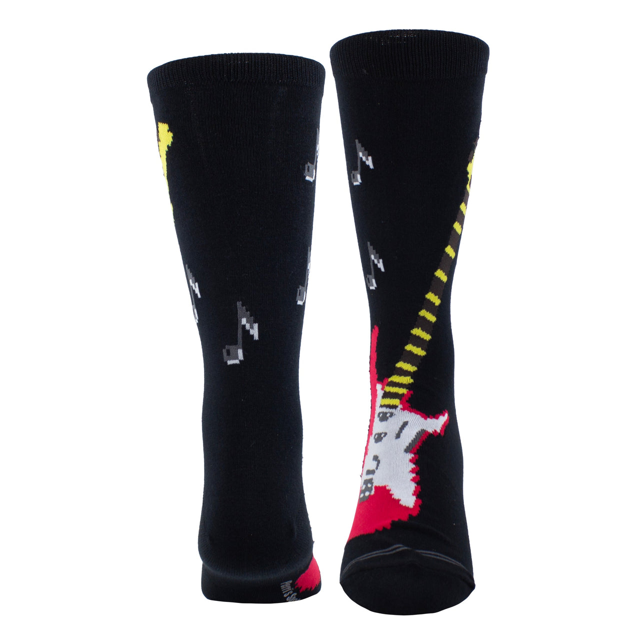 RED GUITAR SOCKS, 1 PAIR