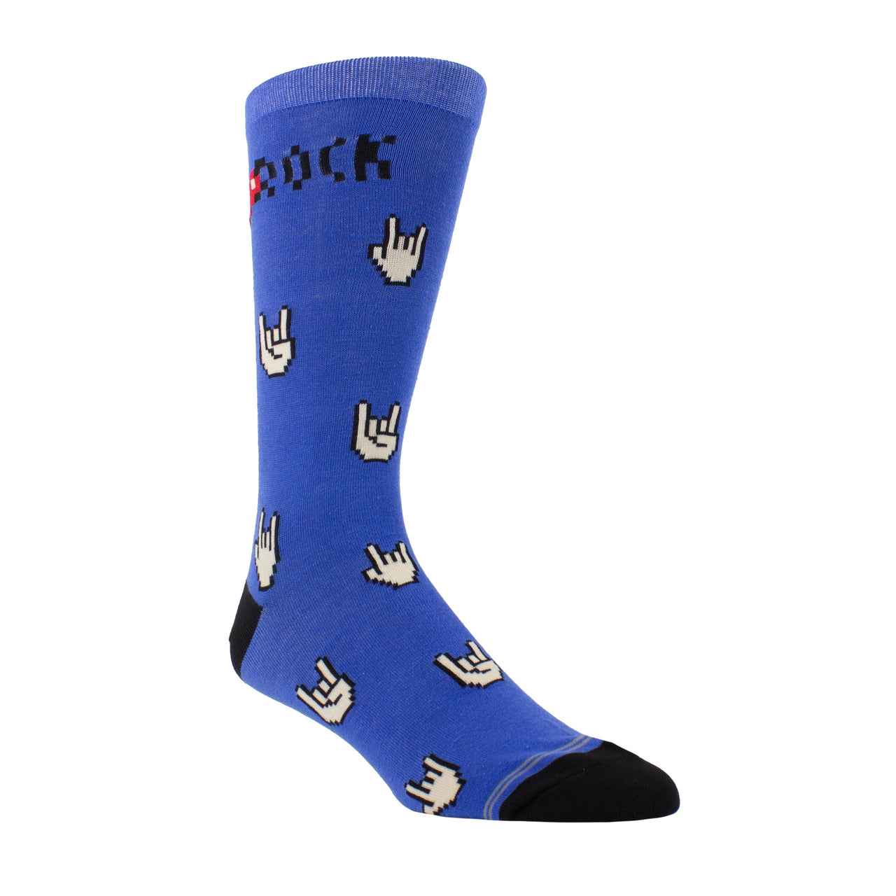 I HEART ROCK SOCKS, 1 PAIR