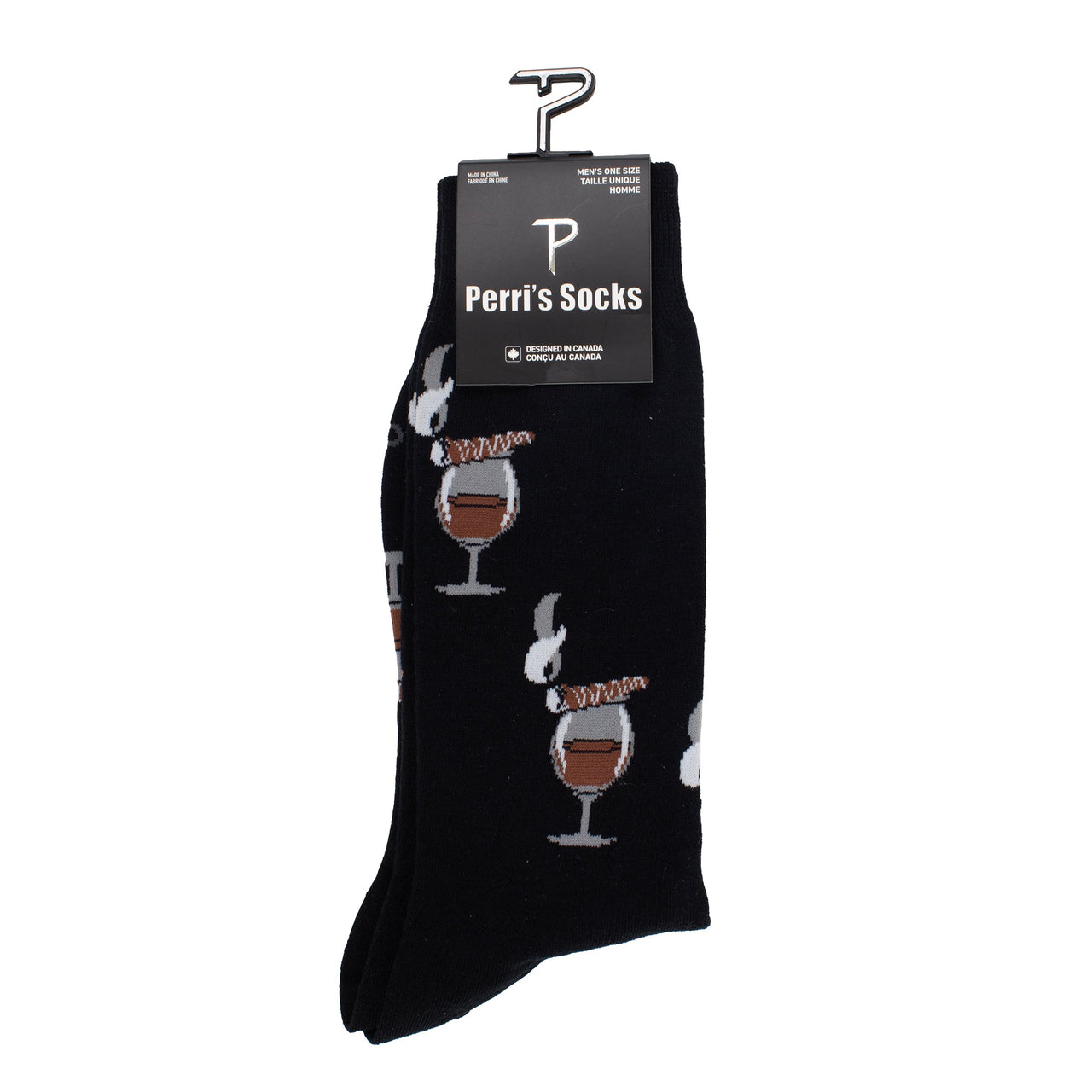 WHISKY & CIGAR SOCKS, 1 PAIR