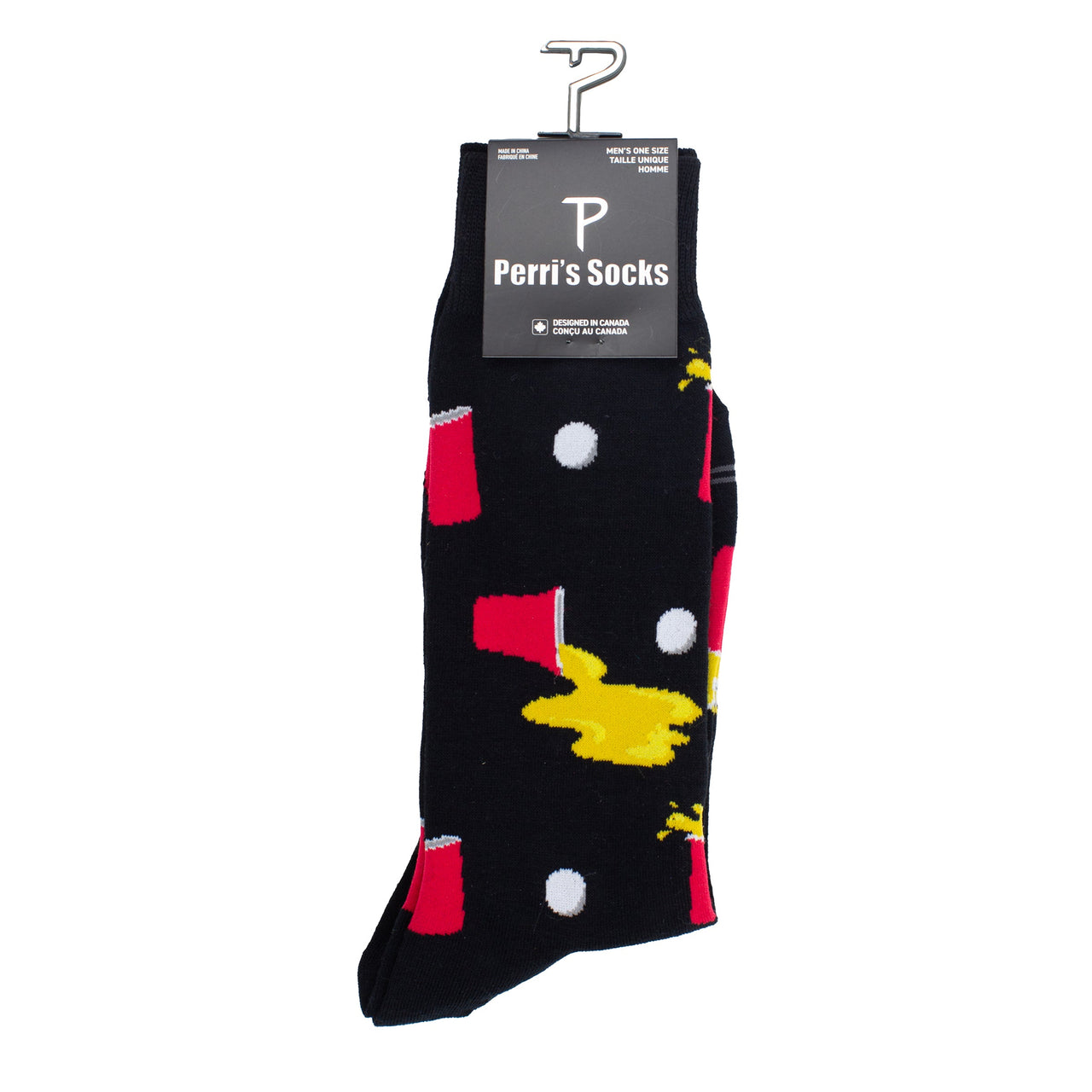BEER PONG SOCKS, 1 PAIR