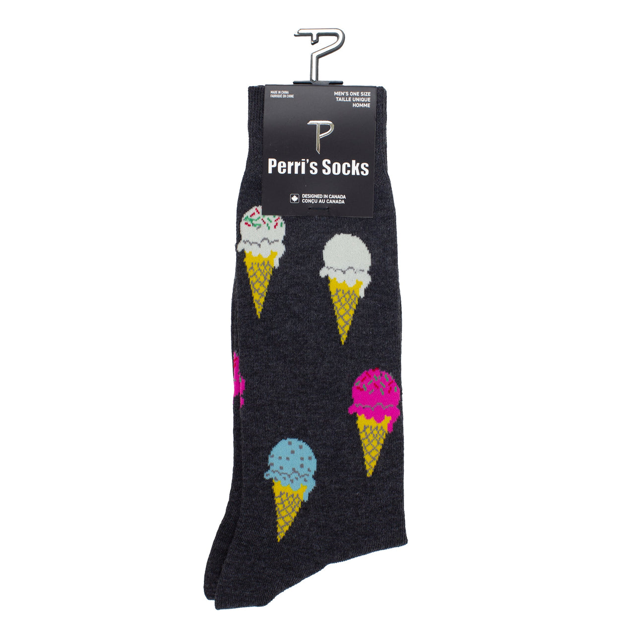 ICE CREAM CONES SOCKS, 1 PAIR