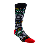 Thumbnail for UGLY XMAS SWEATER LIGHTS SOCKS, 1 PAIR