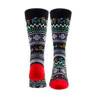 Thumbnail for UGLY XMAS SWEATER LIGHTS SOCKS, 1 PAIR