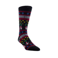 Thumbnail for UGLY XMAS SWEATER SNOWMAN SOCKS, 1 PAIR