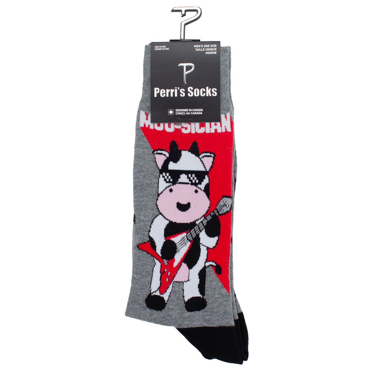 MOO-SICIAN SOCKS, 1 PAIR