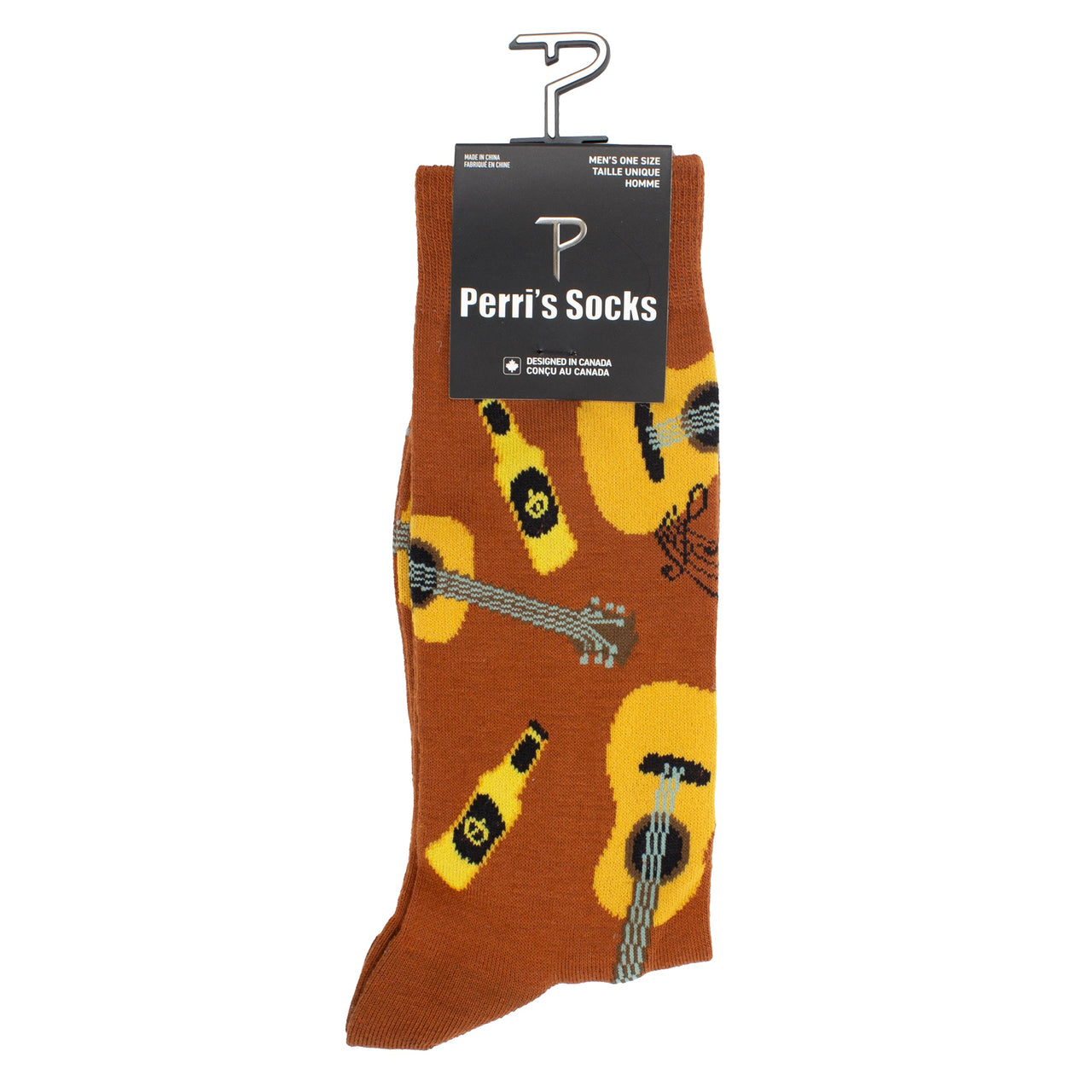 GUITAR & BEER SOCKS, 1 PAIR