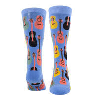 Thumbnail for ACOUSTIC GUITARS LIGHT BLUE SOCKS, 1 PAIR