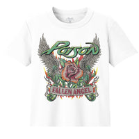 Thumbnail for POISON FALLEN ANGEL WHITE BABY TEE