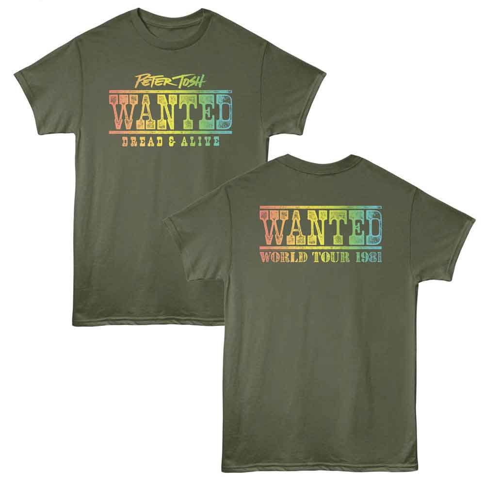Peter Tosh - Wanted World Tour T-Shirt