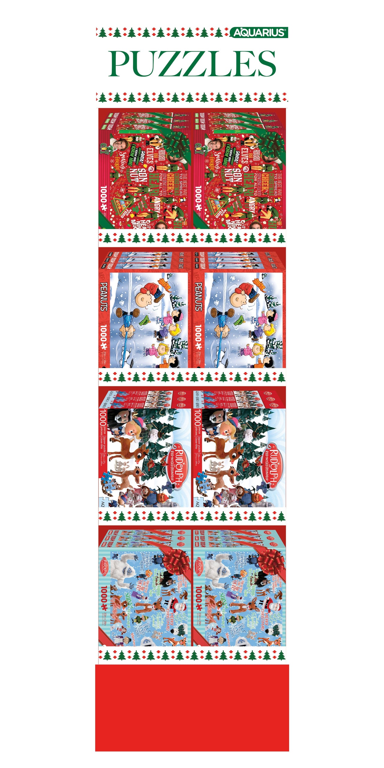 24 Unit Christmas Traditional Puzzle Display – 1 PC PPK