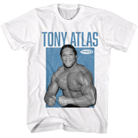 Thumbnail for POWERTOWN-POWERTOWN TONY ATLAS-WHITE ADULT S/S TSHIRT