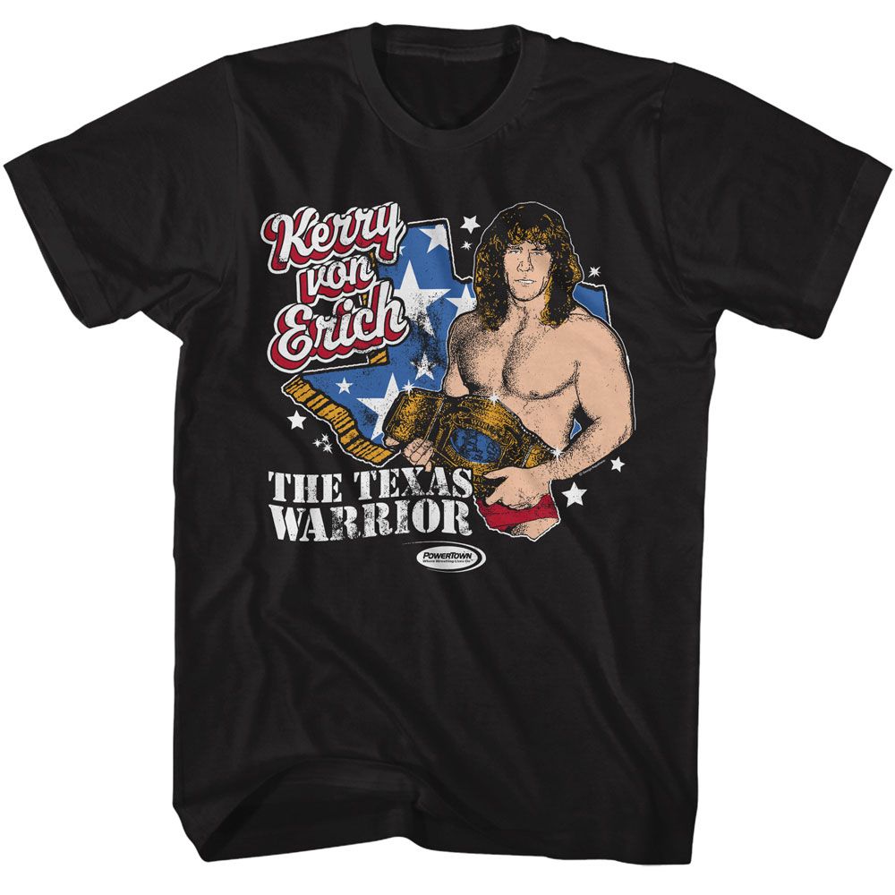 POWERTOWN-POWERTOWN KERRY VON ERICH TEXAS-BLACK ADULT S/S TSHIRT