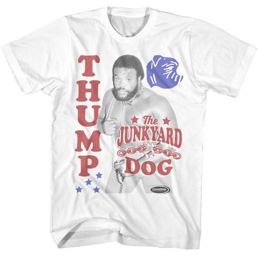POWERTOWN-POWERTOWN JYD THUMP-WHITE ADULT S/S TSHIRT
