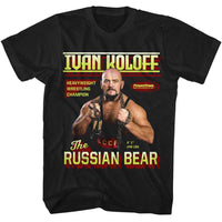 Thumbnail for POWERTOWN-POWERTOWN THE RUSSIAN BEAR-BLACK ADULT S/S TSHIRT
