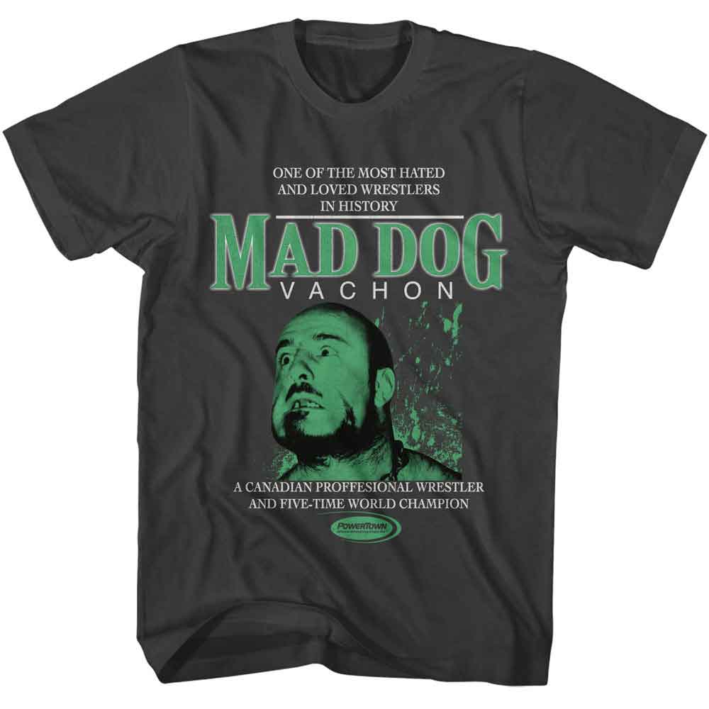 POWERTOWN-POWERTOWN MAD DOG VACHON-SMOKE ADULT S/S TSHIRT