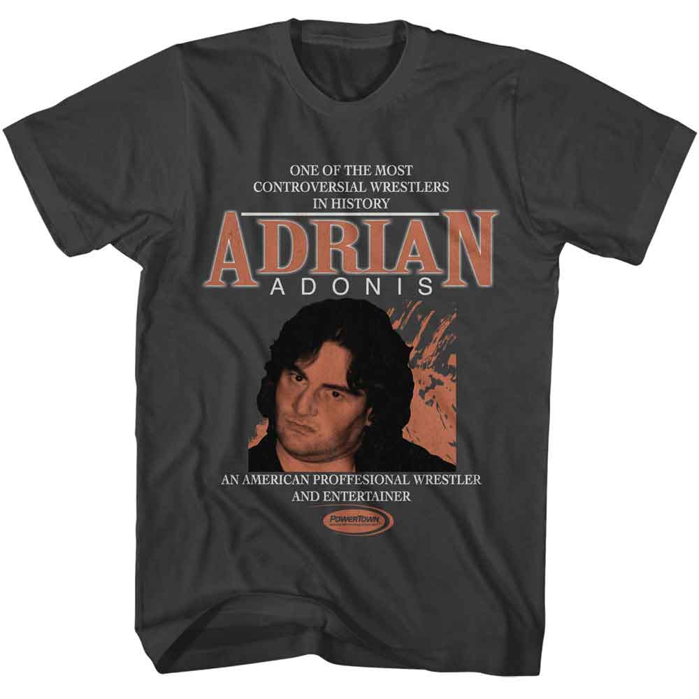 POWERTOWN-POWERTOWN ADRIAN ADONIS-SMOKE ADULT S/S TSHIRT