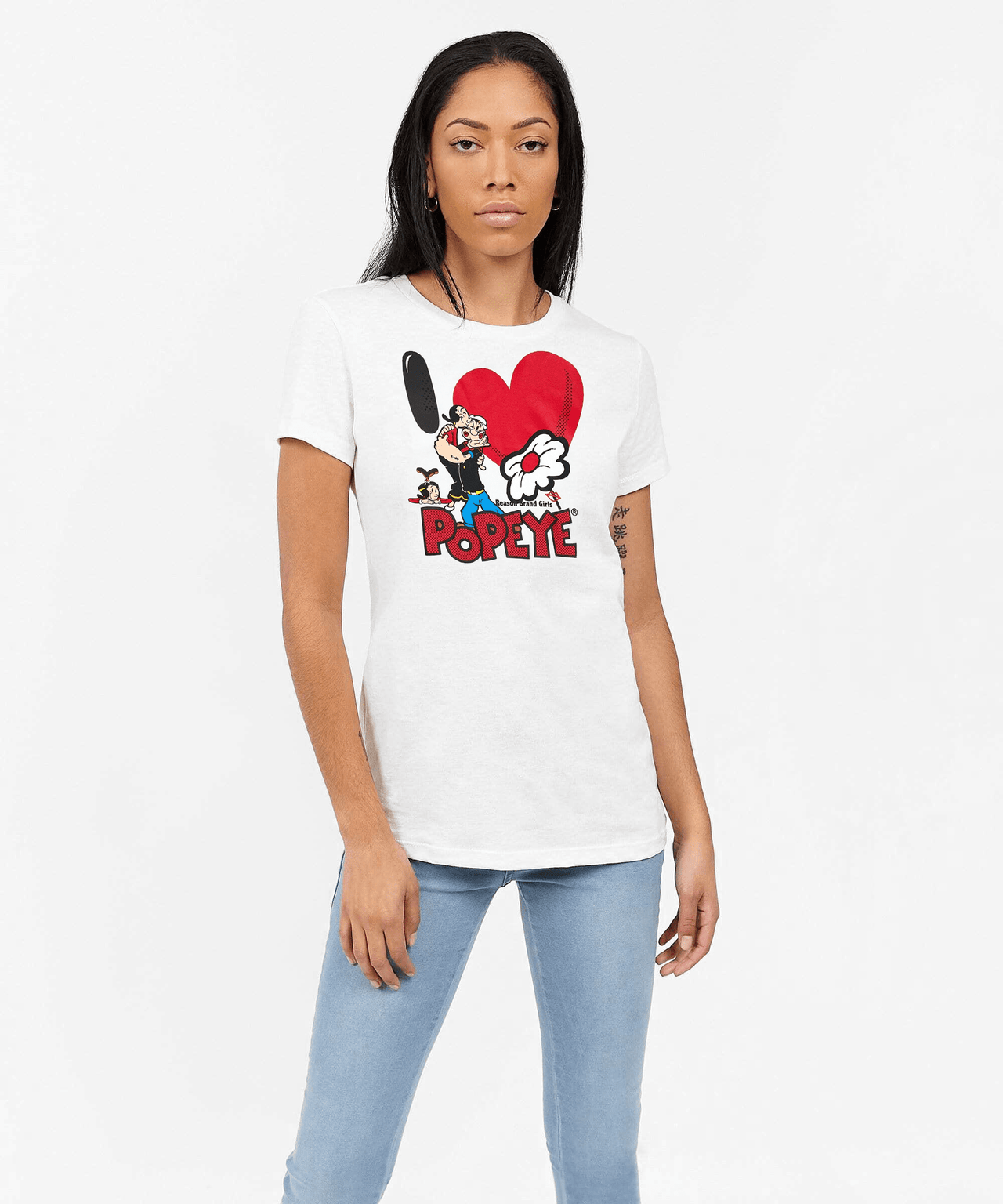 I Love Popeye Women'S T-Shirt