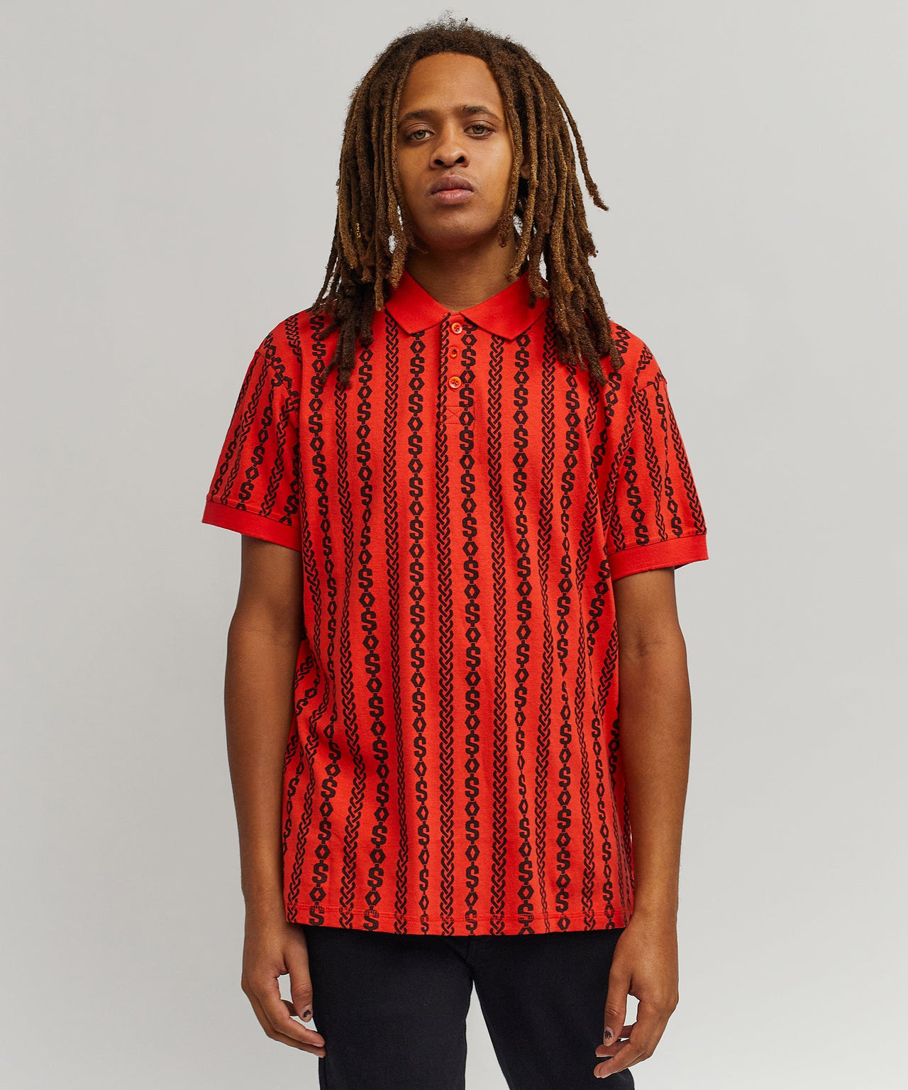 Knit Stripe Polo