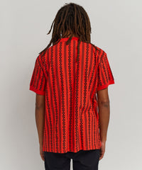 Thumbnail for Knit Stripe Polo