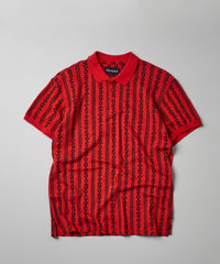 Thumbnail for Knit Stripe Polo