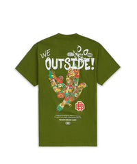 Thumbnail for We Outside T-Shirt - Olive Green