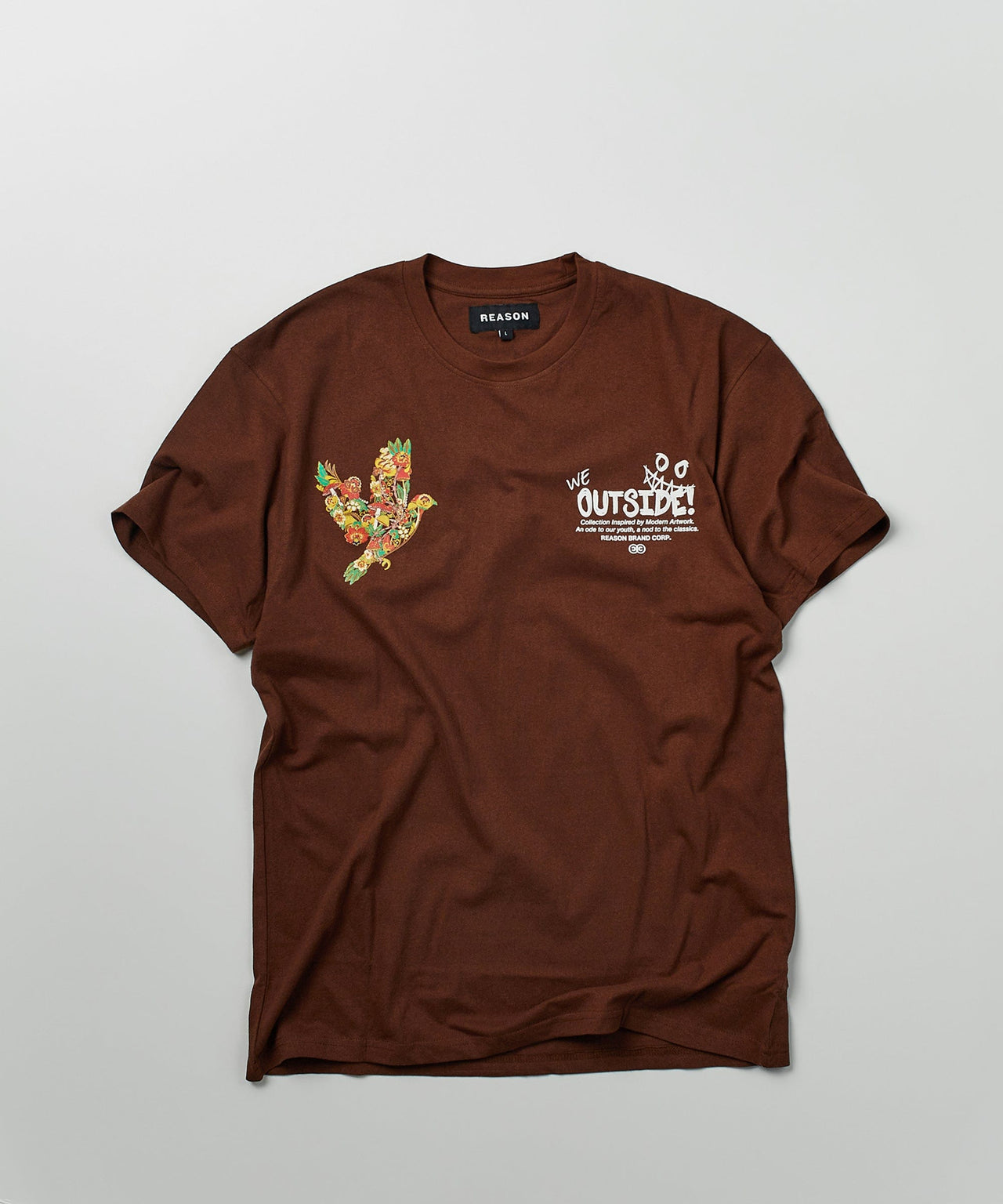 We Outside T-Shirt - Brown