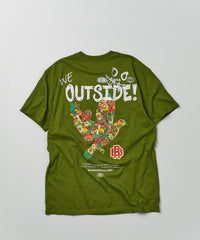 Thumbnail for We Outside T-Shirt - Olive Green