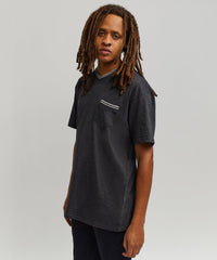 Thumbnail for Pocket Stripe Contrast V-Neck T-Shirt