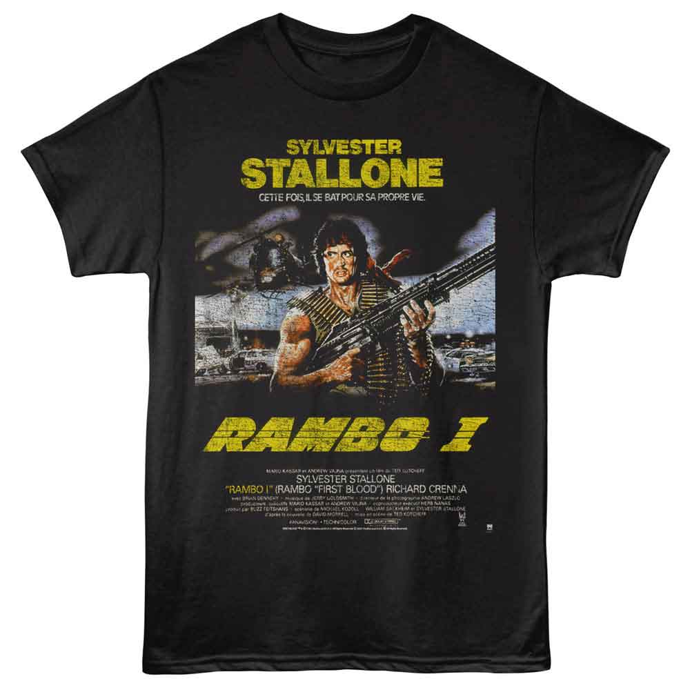Rambo - 1 French Poster T-Shirt