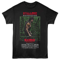 Thumbnail for Rambo - First Blood Jungle Poster T-Shirt