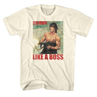 Thumbnail for RAMBO-BOSS RAMBO-NATURAL ADULT S/S TSHIRT